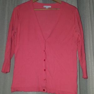 Coral cardigan